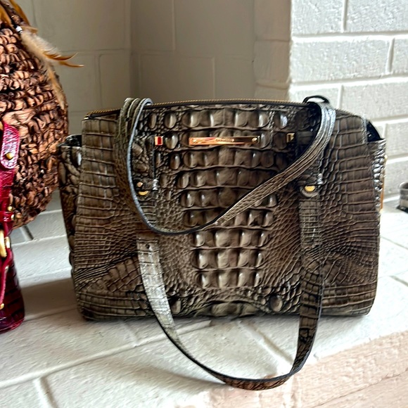 Brahmin Handbags - 🐊Brahmin Leather Satchel Bag
